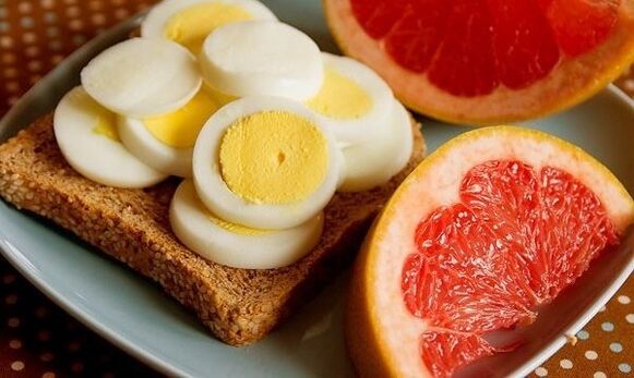 egg and grapefruit for weight loss