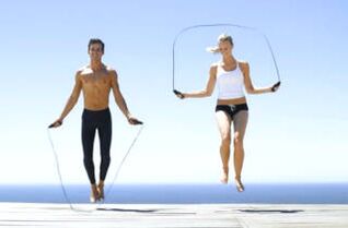 jump rope to lose weight legs
