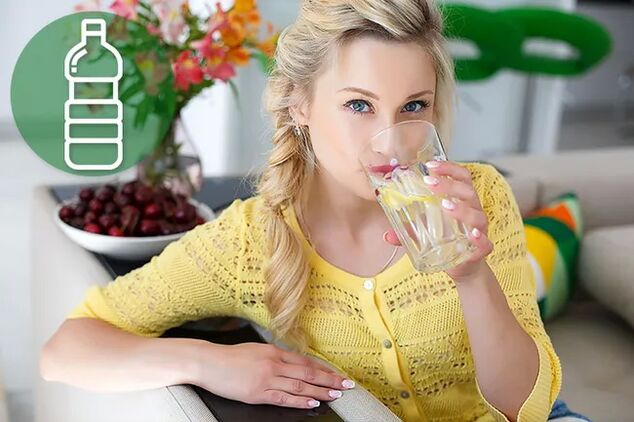 We drank clean water