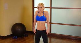 Circular movements in the shoulder joints.