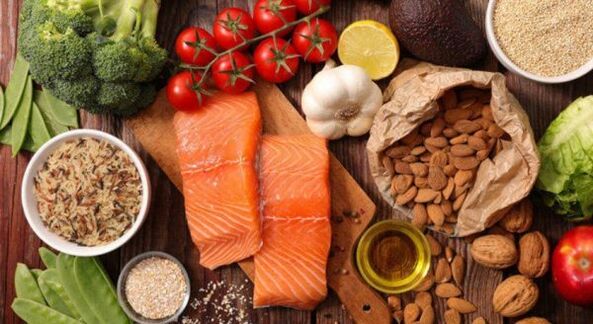 Complete diet for proper nutrition to lose weight.