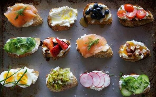 Snacks with proper nutrition for weight loss.