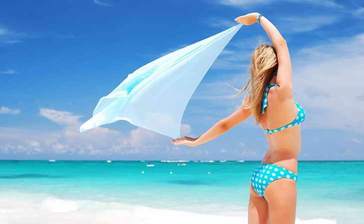 girl on the beach