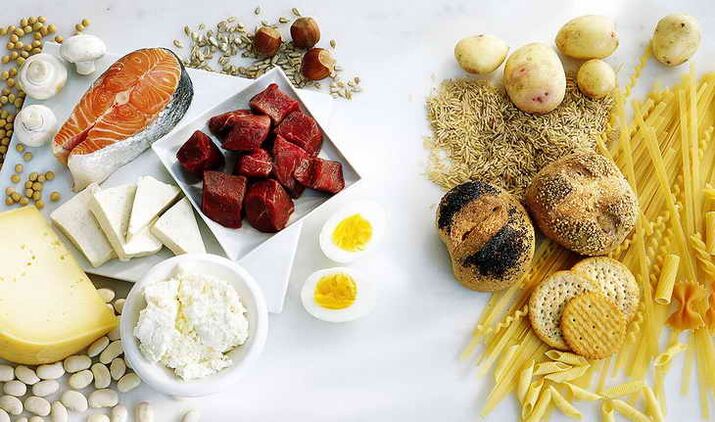 protein and carbohydrate diet