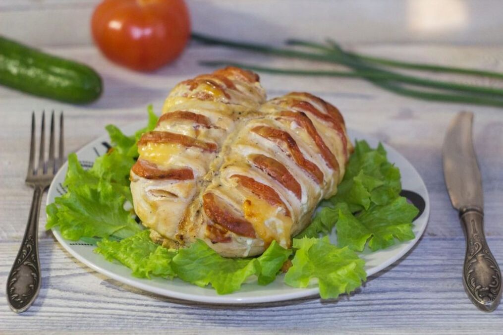 chicken breast with a protein diet