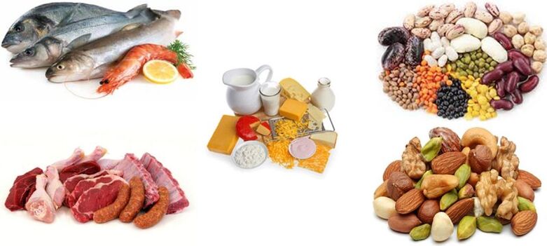 protein products in a protein diet